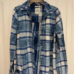Blue American Eagle Flannel